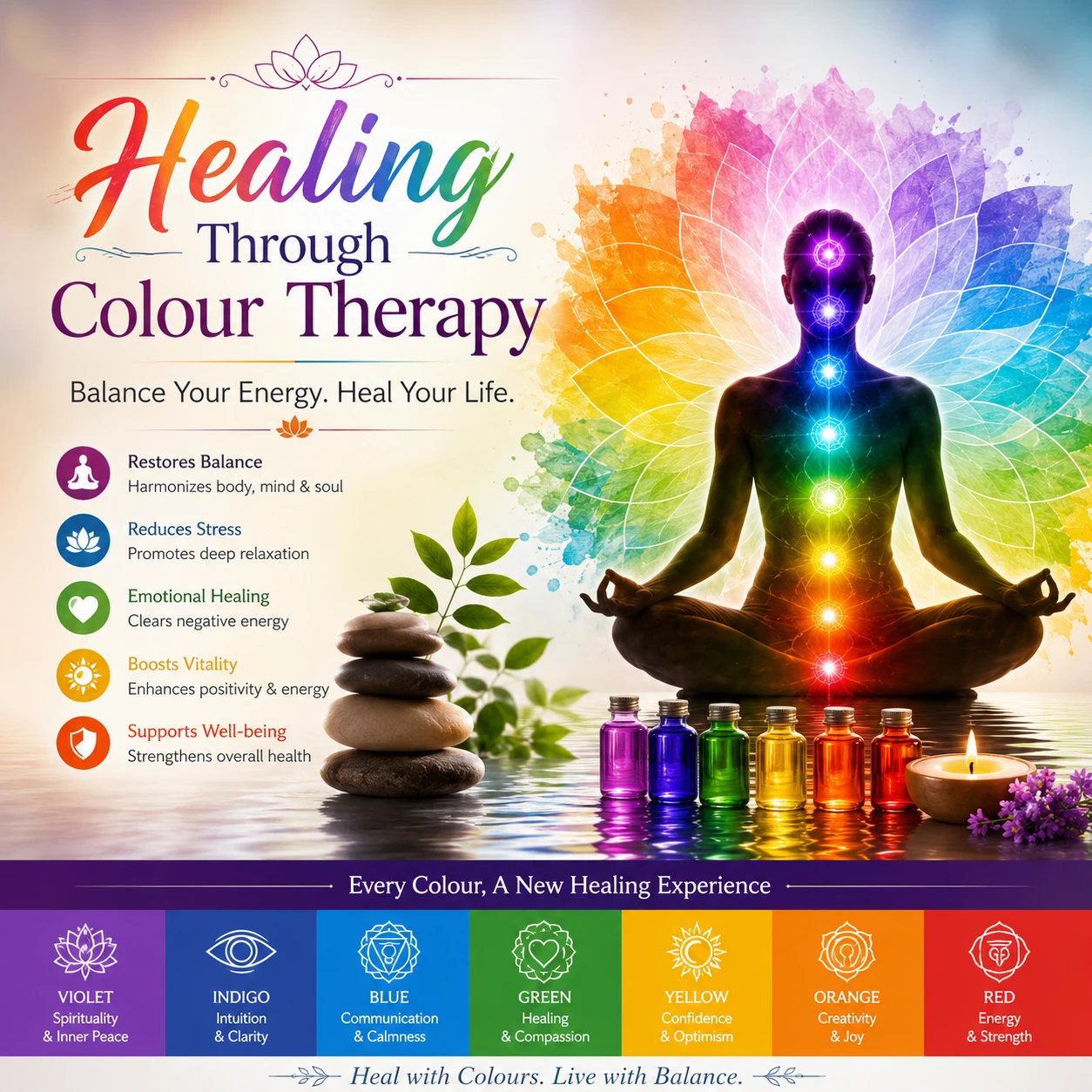 Healing Through Colour Therapy